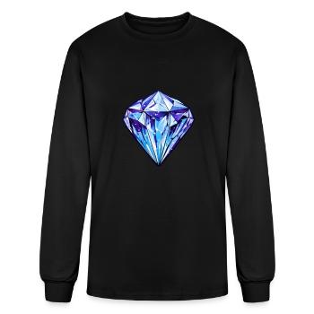 Diamond - Men's Long Sleeve T-Shirt - black - Front