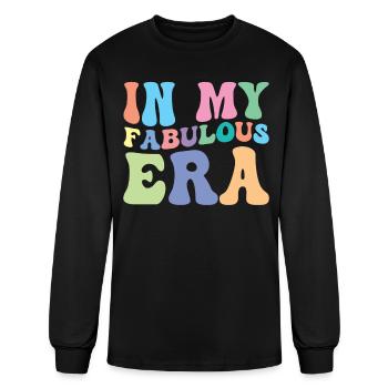 Fabulous Retro Groovy In My Fabulous Era - Men's Long Sleeve T-Shirt - black - Front