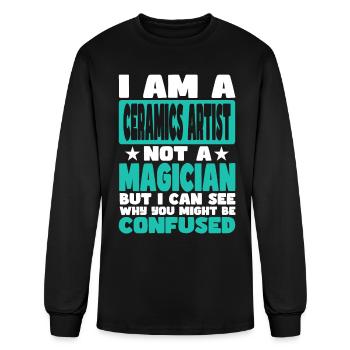 Ceramics Artist - Men's Long Sleeve T-Shirt - black - Front