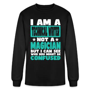 Technical Writer - Men's Long Sleeve T-Shirt - black - Front