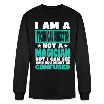 Technical Director - Men's Long Sleeve T-Shirt - black - Front