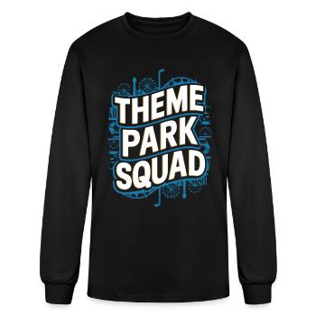 Theme Park Squad Fun Ferris Wheel Adventure - Men's Long Sleeve T-Shirt - black - Front