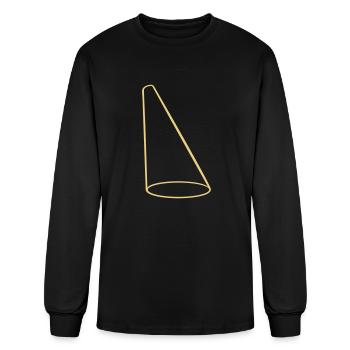spotlight light cone stage - Men's Long Sleeve T-Shirt - black - Front