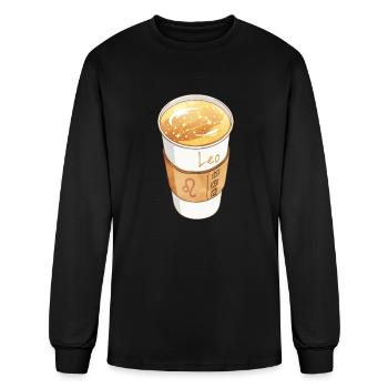 Leo Takeaway - Men's Long Sleeve T-Shirt - black - Front