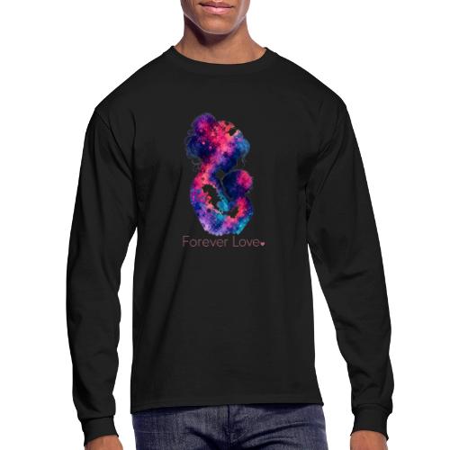 Forever Love-Vibrant Watercolor Mother-Child - Men's Long Sleeve T-Shirt