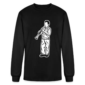 Little Clarinetist - Men's Long Sleeve T-Shirt - black - Front