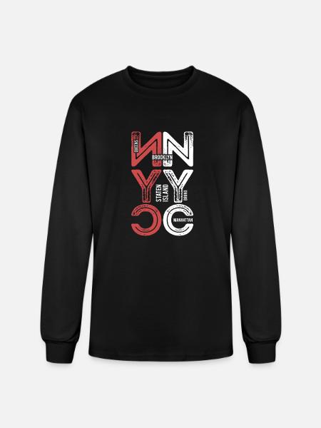 Basic T shirt - Men's Long Sleeve T-Shirt - black
