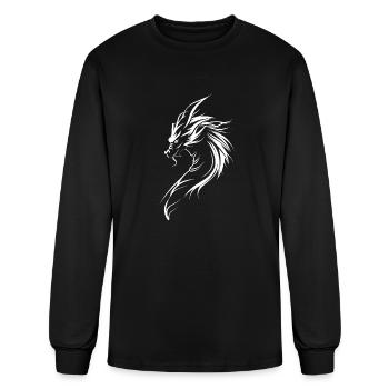 Ancient Dragon - Men's Long Sleeve T-Shirt - black - Front