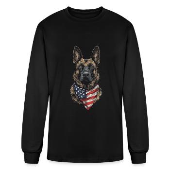 Belgian Malinois - Men's Long Sleeve T-Shirt - black - Front