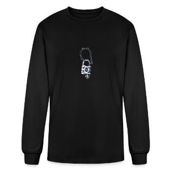 Lock And Key - Men's Long Sleeve T-Shirt - black - Front
