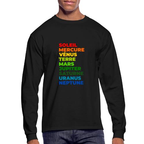 Solar System in Color - Men's Long Sleeve T-Shirt