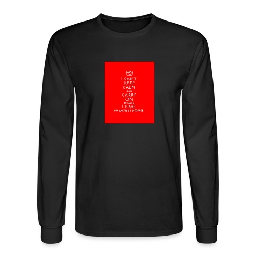 anxiety and depression - Men's Long Sleeve T-Shirt