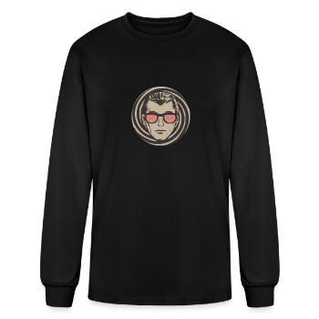 Hypnotic eyes design - Men's Long Sleeve T-Shirt - black - Front