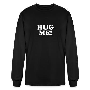 Hug me! Scrubs J.D - Men's Long Sleeve T-Shirt - black - Front