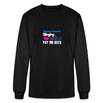 Pharmacy Technican - Men's Long Sleeve T-Shirt - black - Front