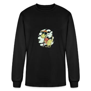 Funny Fishing Aquaculturist Gift - Men's Long Sleeve T-Shirt - black - Front