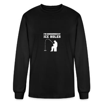 I'm Surrounded Aquaculturist Gift - Men's Long Sleeve T-Shirt - black - Front