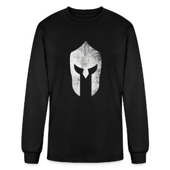 Spartan helmet - Men's Long Sleeve T-Shirt - black - Front