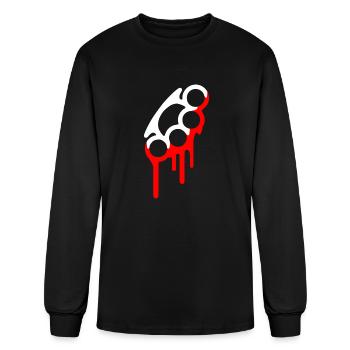 Bloody Brass Knuckles - Men's Long Sleeve T-Shirt - black - Front