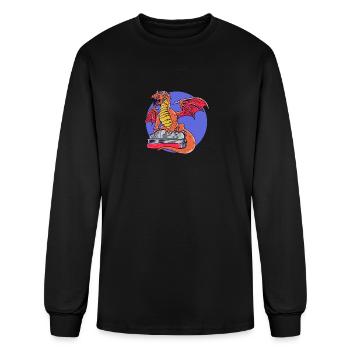 Reading Dragon Books Magic Dungeon - Men's Long Sleeve T-Shirt - black - Front