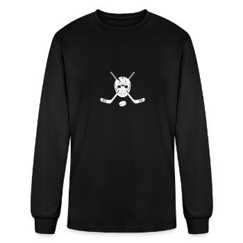 hockey - Men's Long Sleeve T-Shirt - black - Front