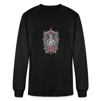 American tattoo2 - Men's Long Sleeve T-Shirt - black - Front