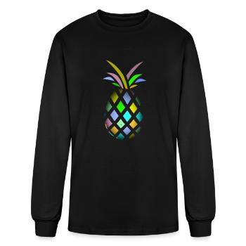 Pineapple - Men's Long Sleeve T-Shirt - black - Front