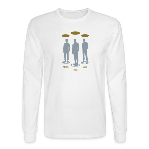 Pathos Ethos Logos 1of2 - Men's Long Sleeve T-Shirt