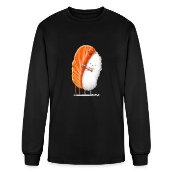 Sushi Hug - Men's Long Sleeve T-Shirt - black - Front