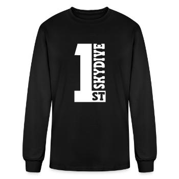 Skydiving Skydive Skydiver - Men's Long Sleeve T-Shirt - black - Front