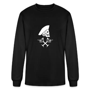Martini Pirate - Men's Long Sleeve T-Shirt - black - Front