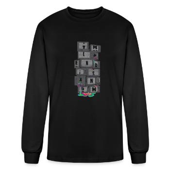 the end is nigh - Men's Long Sleeve T-Shirt - black - Front