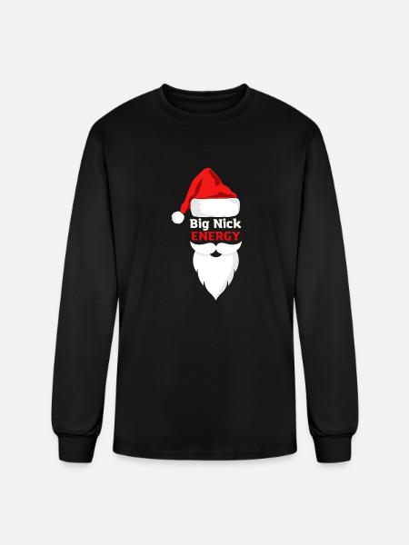 Big nick energy t-shirt - Men's Long Sleeve T-Shirt - black