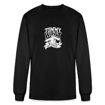 TOMMY WANT WINGY - Men's Long Sleeve T-Shirt - black - Front