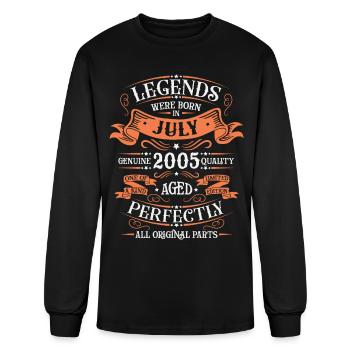 July 2005 anniversary 2005 legends July - Men's Long Sleeve T-Shirt - black - Front