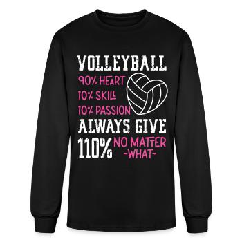 Volleyball Player Team Volleyball - Men's Long Sleeve T-Shirt - black - Front