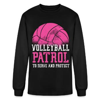 Volleyball Player Team Volleyball - Men's Long Sleeve T-Shirt - black - Front