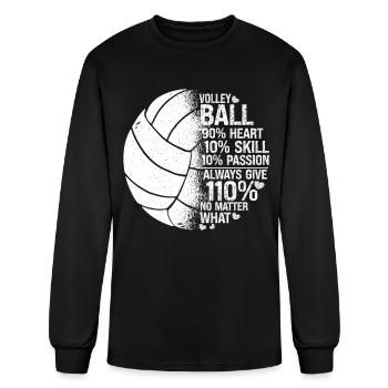 Volleyball Player Team Volleyball - Men's Long Sleeve T-Shirt - black - Front