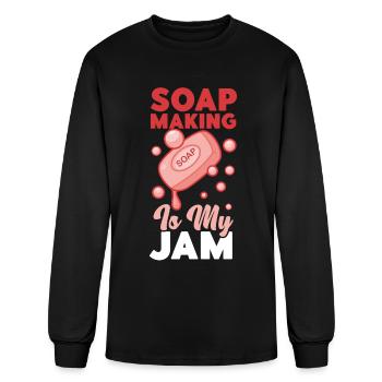 Soap Making Crafting Soap Making - Men's Long Sleeve T-Shirt - black - Front