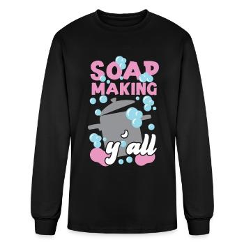 Soap Making Crafting Soap Making - Men's Long Sleeve T-Shirt - black - Front