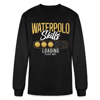 Water Polo Vintage Water Polo - Men's Long Sleeve T-Shirt - black - Front