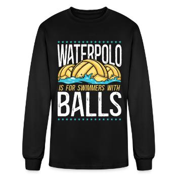 Water Polo Vintage Water Polo Is - Men's Long Sleeve T-Shirt - black - Front