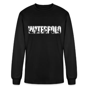 Water Polo Vintage Water Polo - Men's Long Sleeve T-Shirt - black - Front
