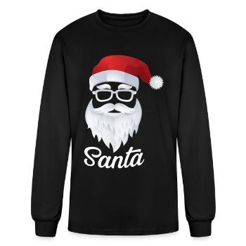 Santa Claus - Men's Long Sleeve T-Shirt - black - Front