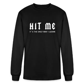 BDSM Sub Dom Fetish Submissive gift - Men's Long Sleeve T-Shirt - black - Front