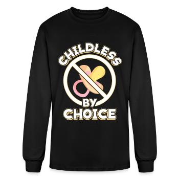 Childless By Choice Childfree - Men's Long Sleeve T-Shirt - black - Front