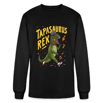 Tapasaurus Rex Dinosaur T-rex Tyrannosaurus rex - Men's Long Sleeve T-Shirt - black - Front
