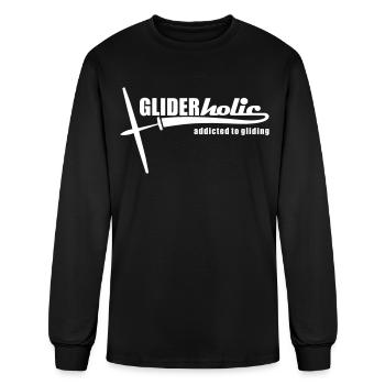 soaring addicted - Men's Long Sleeve T-Shirt - black - Front
