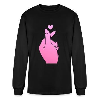 K-Pop Fan Gift Korean Pop Music - Men's Long Sleeve T-Shirt - black - Front