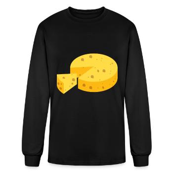 Cheese - Men's Long Sleeve T-Shirt - black - Front